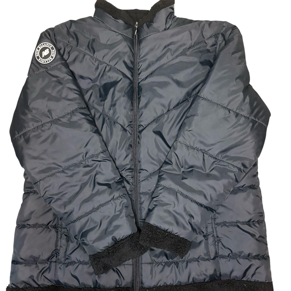 Black New Balance Puffer Jacket